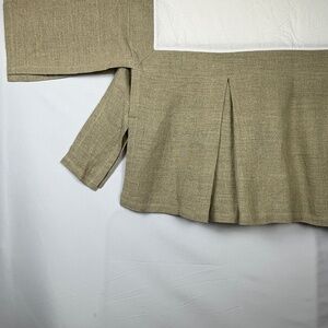 COMPANY Twin Tailored DustRuffle Bed Skirt 18 in. Drop 100% Linen Burlap Natural